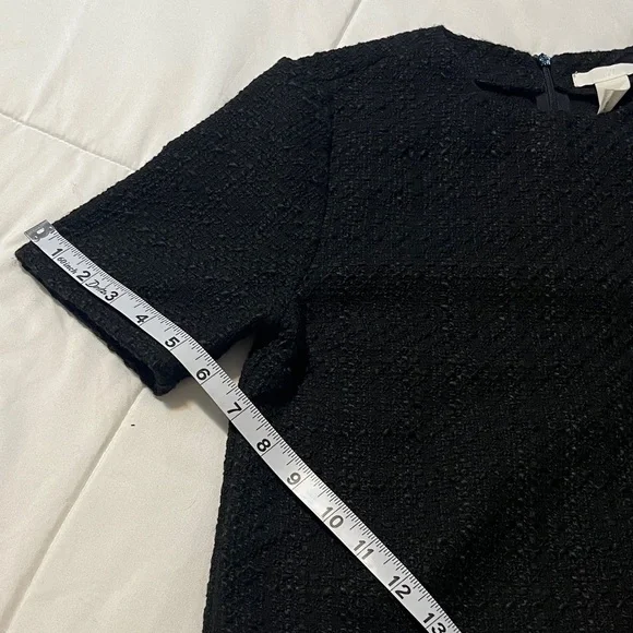 H&M Black Blouse with Silver Shoulder Buttons - Picture 9 of 10